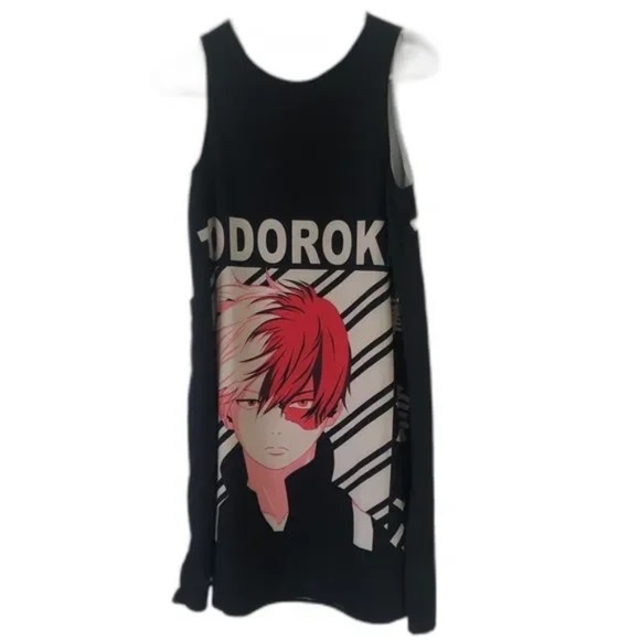 Shoto Todoroki My Hero Academia Dress Anime Cosplay Gyaru fashion XXS - Picture 3 of 5